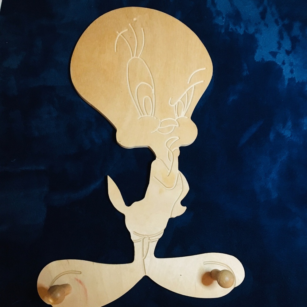 Looney Toons tweety wood wall decor